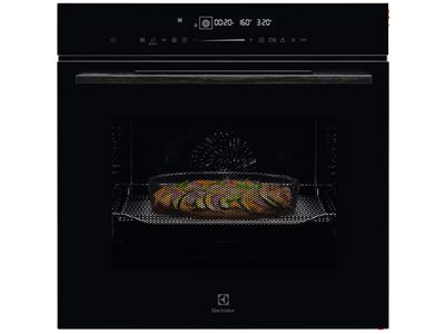 EOLME00MZ 8000 CombiQuick Heteluchtoven met microgolf Zwart