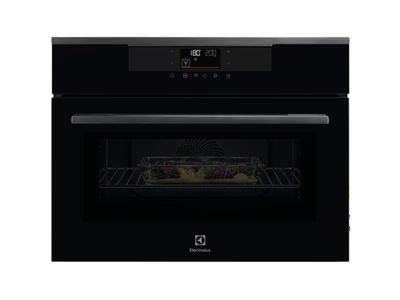 KVLCE00GH 600 CombiQuick Heteluchtoven met microgolf Pure black