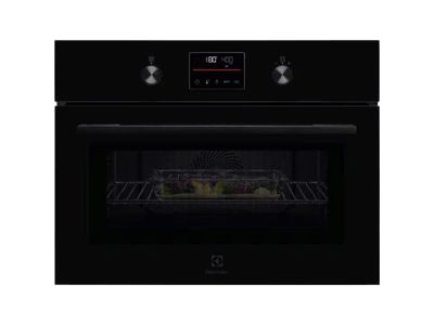 KVLFE46GK 600 CombiQuick Heteluchtoven met microgolf Zwart