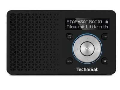 Digitradio 1 Draagbare DAB+/FM-radio black/silver incl reservebatterij