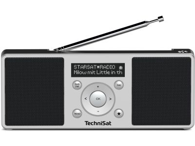 Digitradio 1 S gbare DAB+/FM-stereoradio Black/Silver