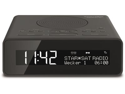 Digitradio 51 DAB+/FM-klokradio met groot LC-display antraciet