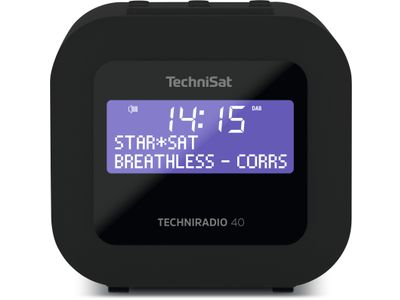 Techniradio 40 Compacte DAB+/FM-klokradio black