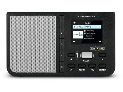 Sternradio 1 Compacte internetradio met WLAN Black