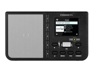 Sternradio IR 2 Mobiel internetradio met WLAN Black
