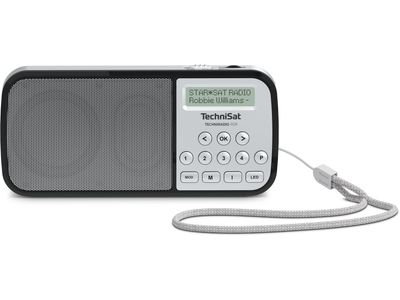 Techniradio RDR Draagbare DAB+/FM-zakradio SIlver