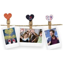 Fujifilm Instax design clips heart 10 stuks