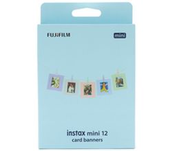 Instax Mini 12 Card Banner Fujifilm