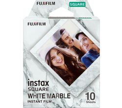 Instax Square Whitemarble Single Pack Fujifilm