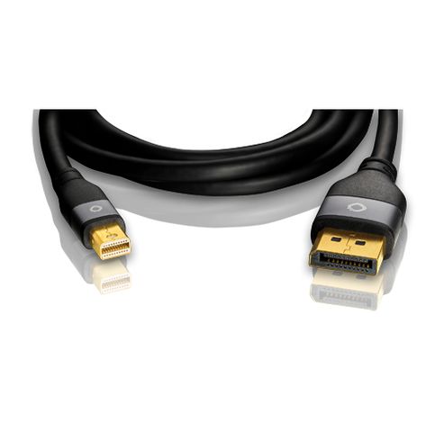 9250 Impact Plus M1 Displayport/Minidispl. 1m zwart  Oehlbach