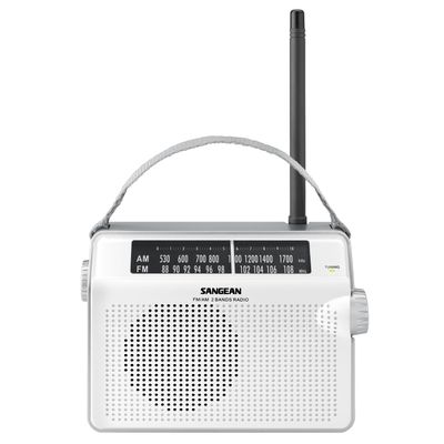 PR-D6 draagbare retro radio zonder adapter wit Sangean