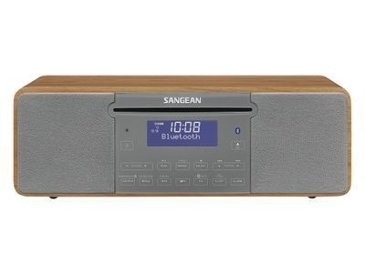 DDR-47BT digitale radio CD DAB+ BT houten cabinet