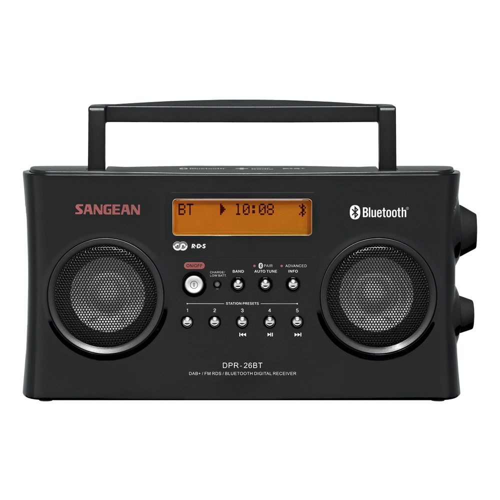 DPR-26BT digitale radio BT stereo DAB+ zwart 