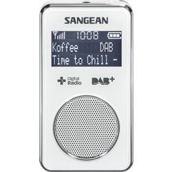 Sangean DPR-35 (POCKET 350) draagbare radio oplaadbaar DAB+ wit 