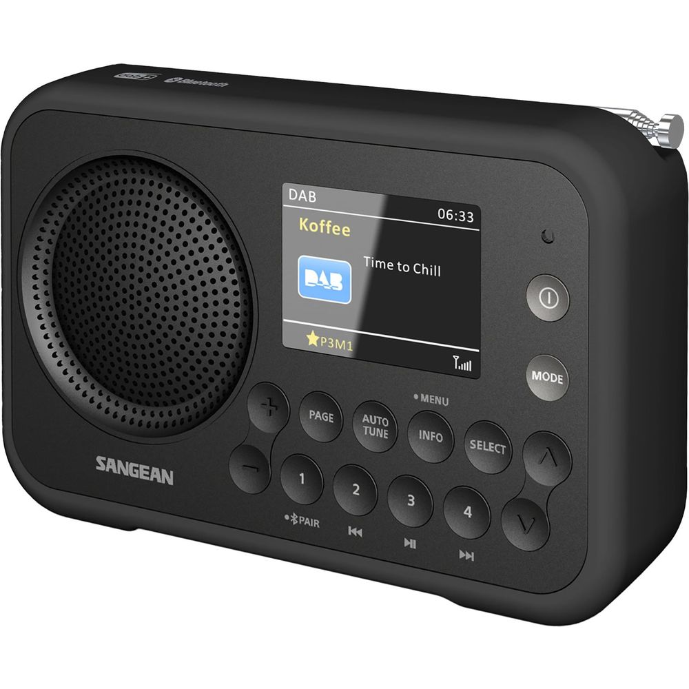 DPR-76BT draagbare radio DAB+/FM/bluetooth grijs 