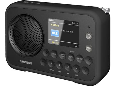DPR-76BT draagbare radio DAB+/FM/bluetooth grijs