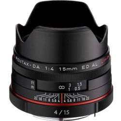 Pentax HD DA 15mm f/4.0 Al Black 