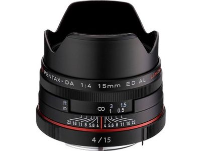 HD DA 15mm f/4.0 Al Black
