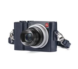 Protector C-LUX, leather, blue Leica