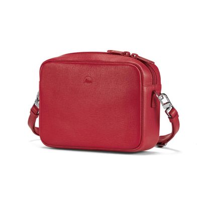 Handbag Andrea C-LUX, leather, red  Leica