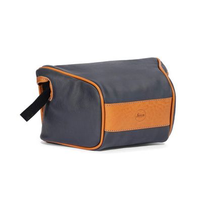 Ettas Pouch,coated Canvas,midnight blue  Leica