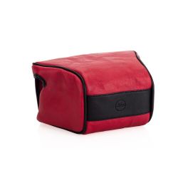 Leica Ettas Pouch, coated Canvas, red 