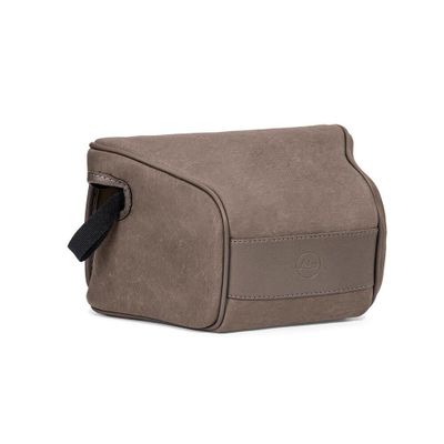 Ettas Pouch, coated Canvas, stone grey  Leica