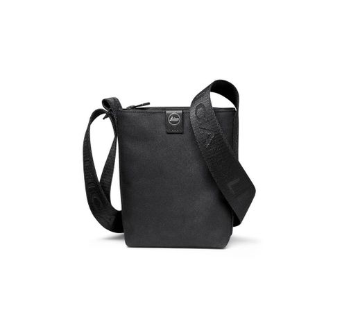 Crossbody Bag SOFORT,recy.PES w.Leath,black  Leica