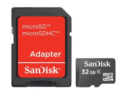 Micro SDHC 32Gb Gsm + Adapt