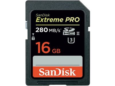 SDHC Extreme Pro 16GB 280MB/s UHS-2