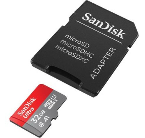 MicroSDHC Ultra Android 32GB 120MB/s Class 10 A1  Sandisk