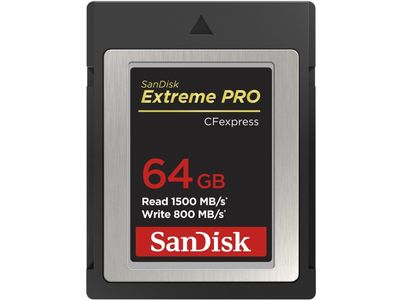 CFexpress Extreme Pro 64GB 1500/800MB/s Type B