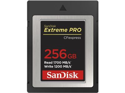 CFexpress Extreme Pro 256GB 1700/1200MB/s Type B
