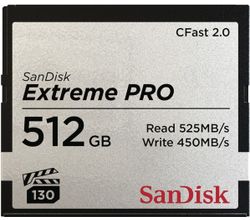 Extreme Pro CFast 2.0 512GB 525MB/s VPG130 Sandisk