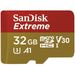 Sandisk MicroSDHC Extreme 32GB A1 V30 U3 UHS-I CL.10