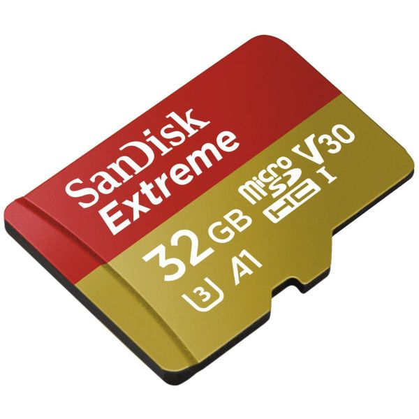 Sandisk MicroSDHC Extreme 32GB A1 V30 U3 UHS-I CL.10