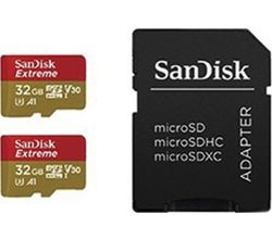 MicroSDHC Extreme 32GB 100MB / 60MB.V30.A1 2p AC Sandisk