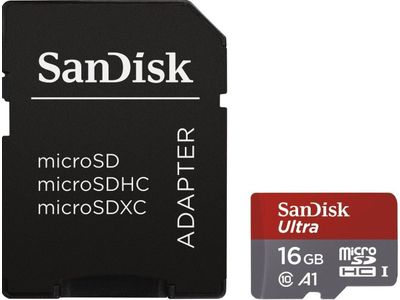 MicroSDHC Ultra 16GB 98MB/s A1 CL.10 + Adapt - Photo