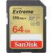 Sandisk Extreme 64B SDHC Memory Card 170MB/s 10