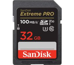 Extreme Pro 32GB SDHC Memory Card 100MB Sandisk