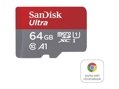 Ultra MicroSDXC Card For Chromebooks White