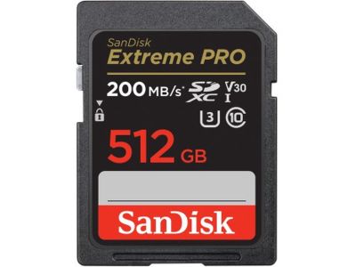 Extreme Pro 512GB SDHC Memory Card UHS-I