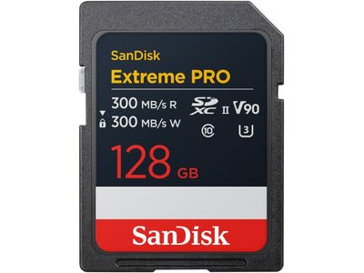 SD Extreme Pro 128GB SD UHS-II (V90)