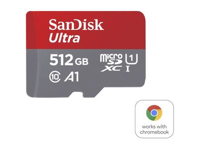 Ultra MicroSDXC Card For Chromebooks White