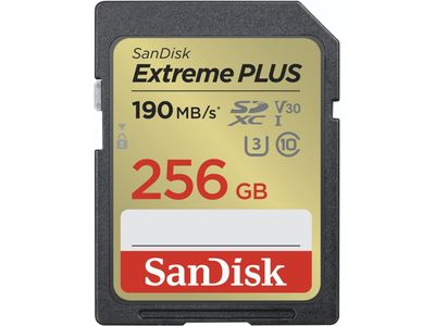 Extreme Plus 256GB SDHC Memory Card UHS