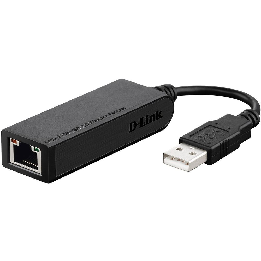 Hi-Speed USB 2.0 Fast Ethernet Adapter DUB-E100 