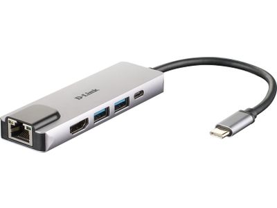 D-link 5-in-1 usb-c hub DUB-M520
