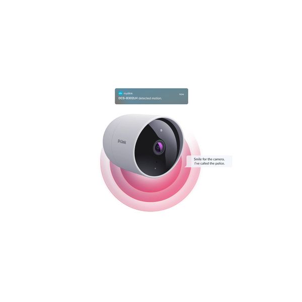 D-Link Full HD Outdoor Wi-Fi Camera DCS-8302LH