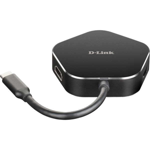 D-Link 4-in-1 USB-C Hub met HDMI/stroomvoorziening DUB-M420