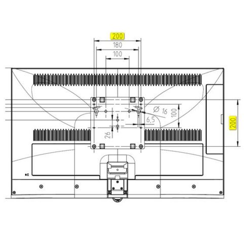 Wall Mount Slim VESA 200  Loewe